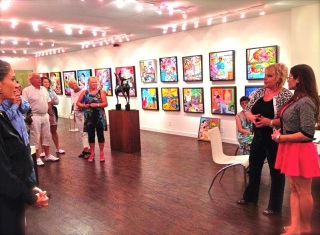 Rina's Art Exhibition @ Las Olas Fort Lauderdale